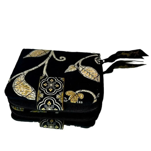 Vera Bradley bifold wallet in Yellow Bird retired pattern  #2 - Picture 4 of 7
